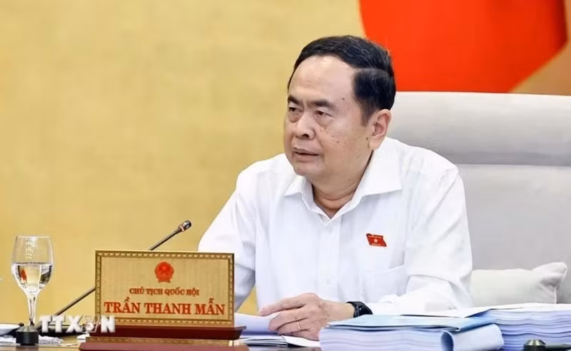 Le président de l’Assemblée nationale Trân Thanh Mân. Photo : VNA.
