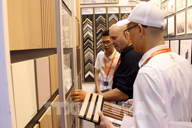 Un stand du Vietnam lors de la VIFA-EXPO 2024. Photo: VNA