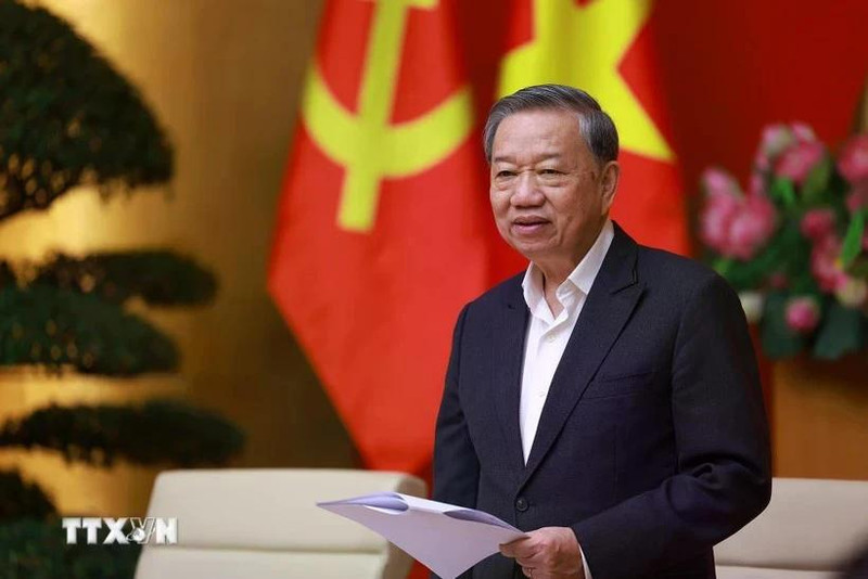 Le Secrétaire général du Comité central du Parti communiste du Vietnam, Tô Lâm. Photo : VNA.
