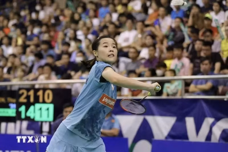 La joueuse Nguyen Thuy Linh. Photo : VNA.