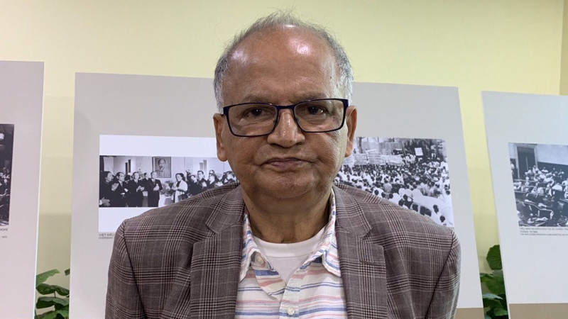Rabid Deb, représentant de l’organisation indienne de la Paix et de la Solidarité. Photo: thoidai.com.vn