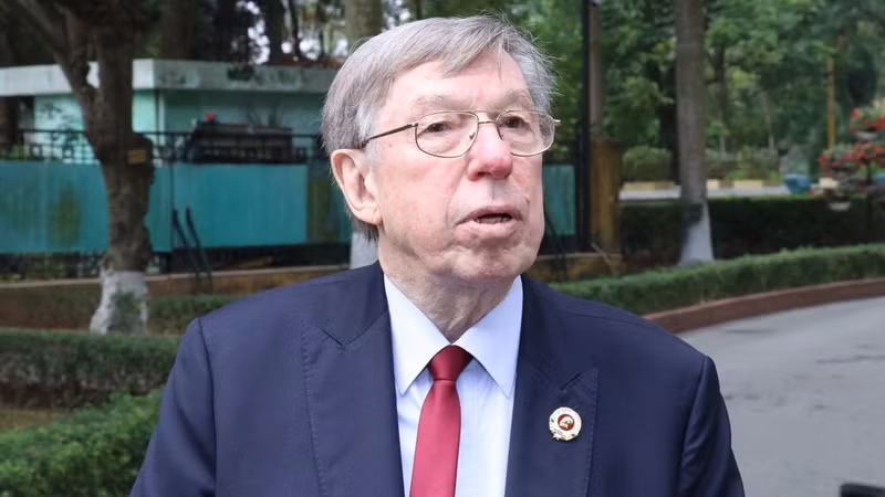 Viktor Alekseevich Petrov, président de l’Association russe pour l’amitié et la coopération culturelle avec la République populaire démocratique de Corée. Photo: thoidai.com.vn