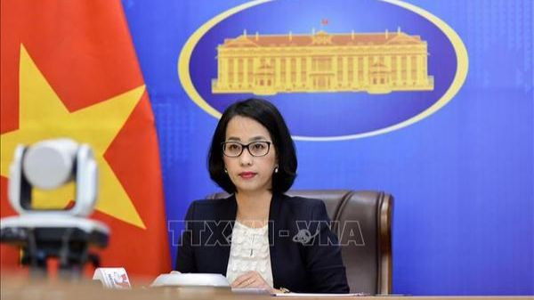 La porte-parole du ministère des Affaires étrangères, Pham Thu Hang. Photo : VNA.