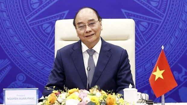 Le Président vietnamien, Nguyên Xuân Phuc. Photo : VNA.