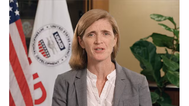 La directrice générale de l’Agence américaine pour le développement international (USAID), Samantha Power. Photo : laodong.vn