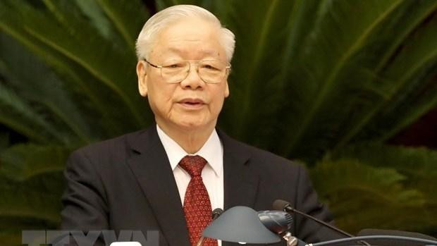 Le Secrétaire général du Comité central du Parti communiste du Vietnam, Nguyên Phu Trong. Photo : VNA.