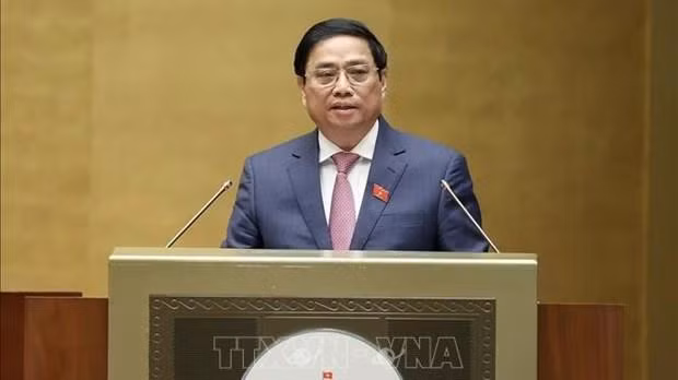 Le Premier ministre Pham Minh Chinh. Photo : VNA.