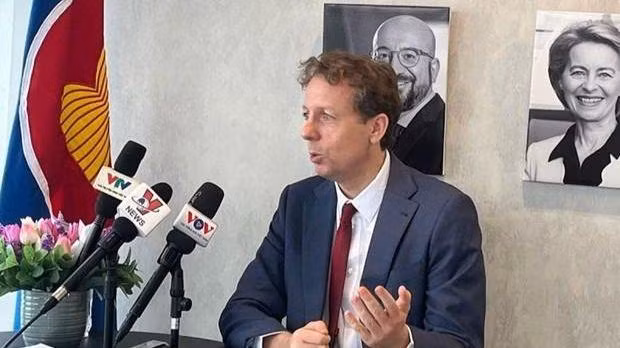  L’ambassadeur de l’UE auprès de l’ASEAN, Igor Driesmans. Photo : VOV.