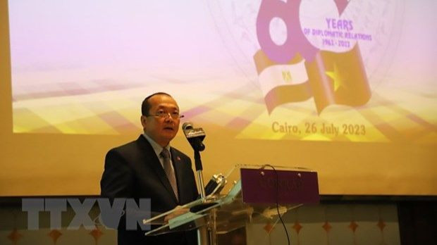  Les relations entre le Vietnam et l’Égypte ont fait de grands progrès au cours des 60 dernières années, a affirmé l’ambassadeur du Vietnam en Égypte, Nguyên Huy Dung. 