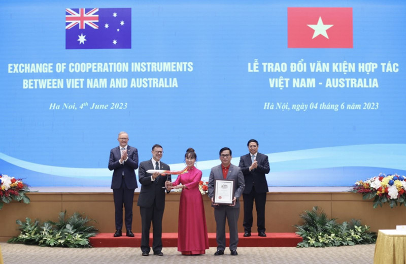 La compagnie aérienne Vietjet Air annonce l’ouverture de la ligne Hô Chi Minh-Ville — Brisbane (Australie). Photo: baotintuc
