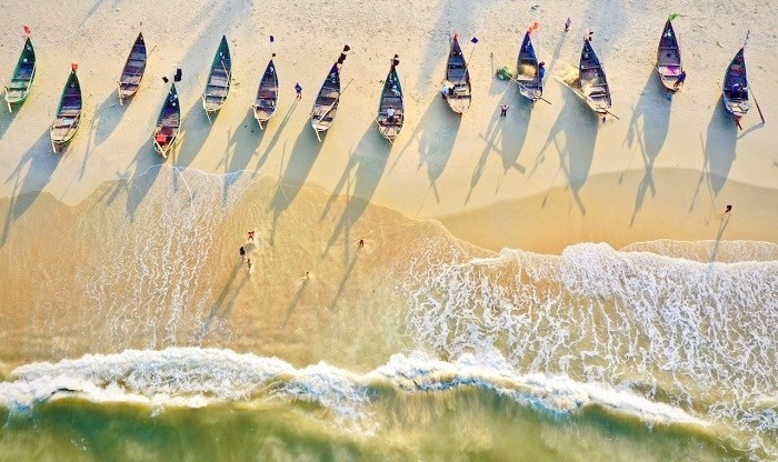 La beauté paisible de la mer de Tam Ky. Photo: vietnam.vn