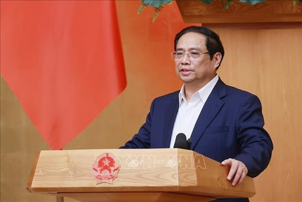 Le Premier ministre Pham Minh Chinh. Photo : VNA.