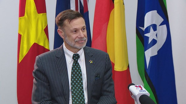 L'ambassadeur d'Australie au Vietnam, Andrew Goledzinowski. Photo : VNA.