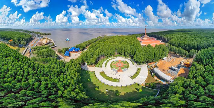 Les beaux paysages de Cà Mau. Photo : kinhtedothi.vn