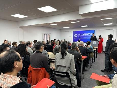 Le XVIe Congrès de l'Union générale des Vietnamiens de France. Photo : VNA.