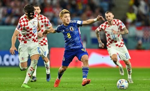 Le match entre l'équipe du Japon et l'équipe de Croatie. Photo : Reuters