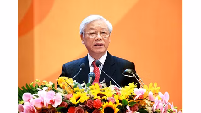 Le Secrétaire général du Parti, Nguyên Phu Trong. Photo : VNA.