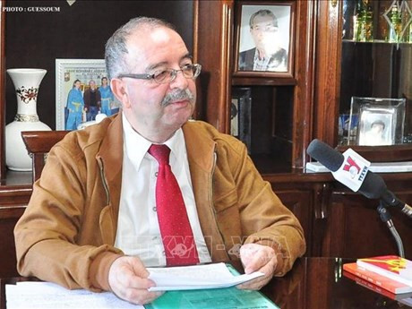 Le secrétaire général de l’Association d’amitié Algérie-Vietnam, Mohamed Berzig. Photo: VNA