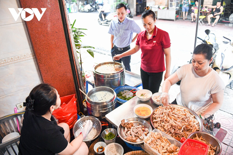 Le Pho Ga de Cham dans la rue de Yen Ninh à Hanoï. Photo: VOV