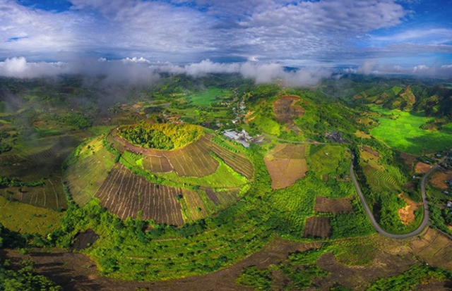 Un coin du Géoparc mondial UNESCO de Dak Nong. Photo: toquoc.vn