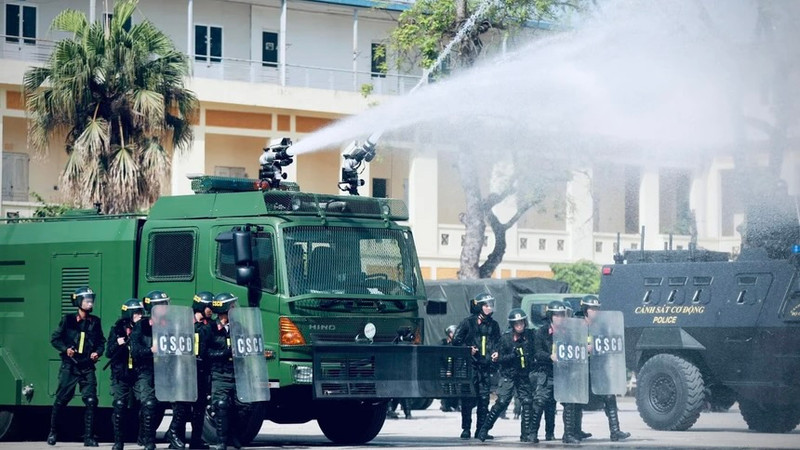 L'unité de Police de maintien de la paix des Nations Unies compte 205 officiers, dont 41 femmes. Photo : phunuvietnam.vn