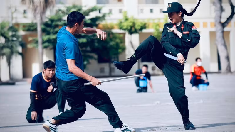 Pour la première fois, plus de 40 femmes officières de la police vietnamienne participeront prochainement au contingent de l’Unité de Police de maintien de la paix des Nations Unies.Photo : phunuvietnam.vn