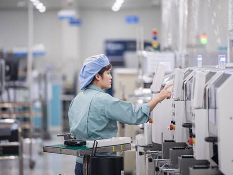Les exportations d'ordinateurs et de produits électroniques sont principalement le fait d'entreprises d’IDE. Photo : MPI. 