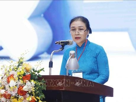 L'ambassadrice Nguyen Phuong Nga, présidente de l'Union des organisations d'amitié du Vietnam. Photo : VNA