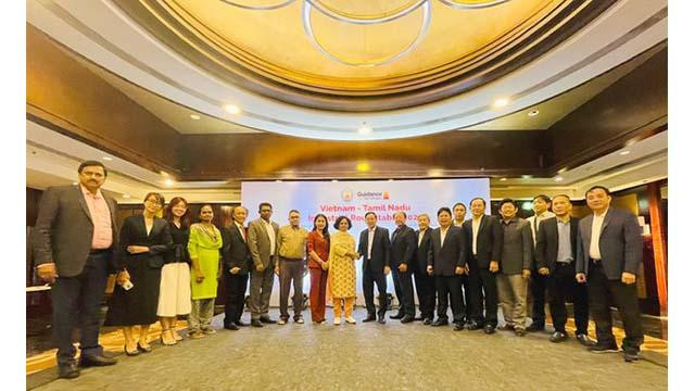 La délégation de Bên Tre en visite de travail au Tamil Nadu, en Inde. Photo : baodongkhoi.vn