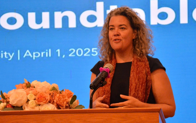 Mary Beth Polley, conseillère chargée de la culture et de l'information de l'ambassade des États-Unis au Vietnam. Photo: Phuong Thao
