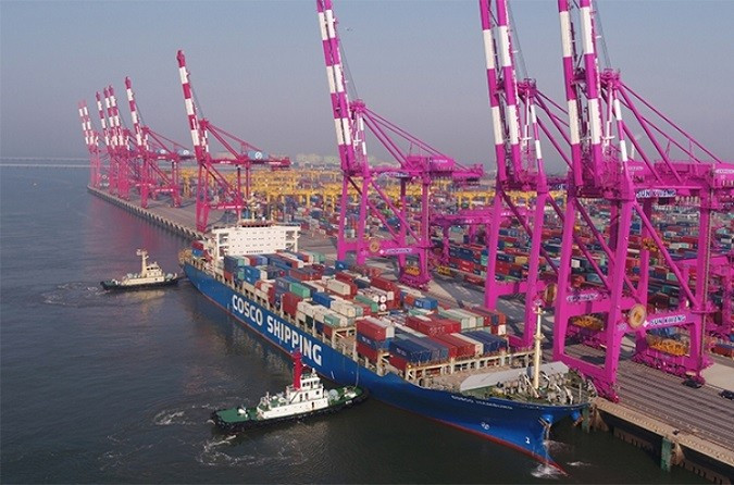 Le port d’Incheon. Photo: Korea Herald