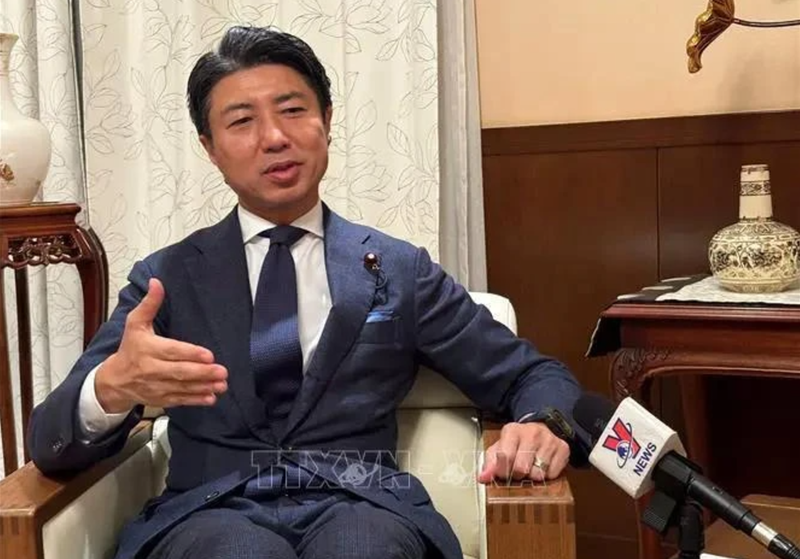 Le député japonais Aoyagi Yoichiro. Photo : VNA.