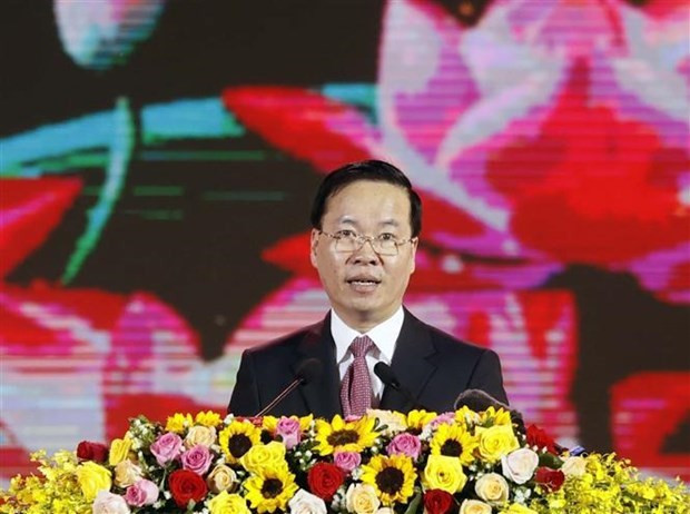 Le Président du Vietnam, Vo Van Thuong. Photo : VNA.