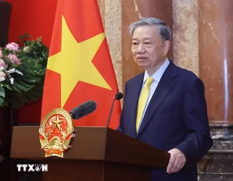Le Président du Vietnam, To Lam. Photo : VNA.