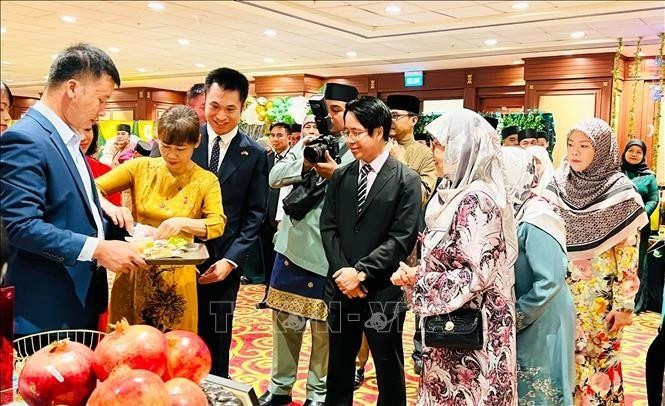 La cuisine vietnamienne présentée au festival du Nouvel An de Brunei. Photo: VNA