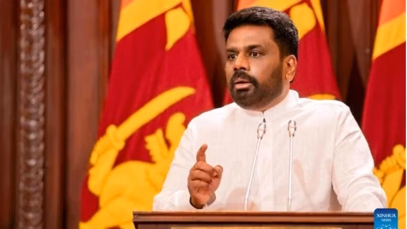 Le Président du Sri Lanka, M. Anura Kumara Dissanayaka. Photo : Xinhua.