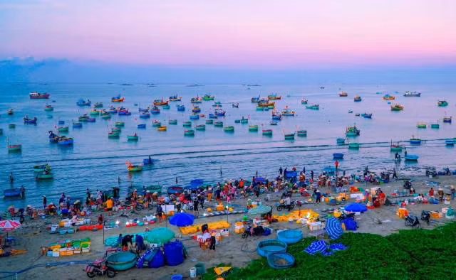 Le village de pêcheurs de Mui Ne vu d'en haut ảnh 2