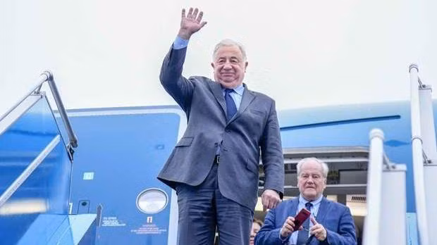 Le président du Sénat français Gérard Larcher. Photo : VNA