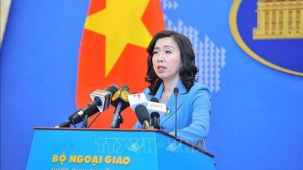 La porte-parole du ministère des Affaires étrangères Le Thi Thu Hang. Photo : VNA