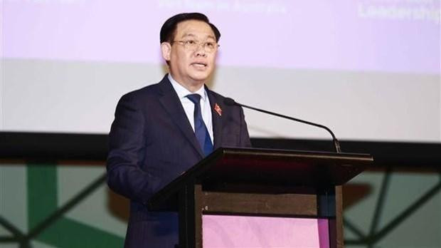 Le président de l'Assemblée nationale, Vuong Dinh Hue. Photo: VNA