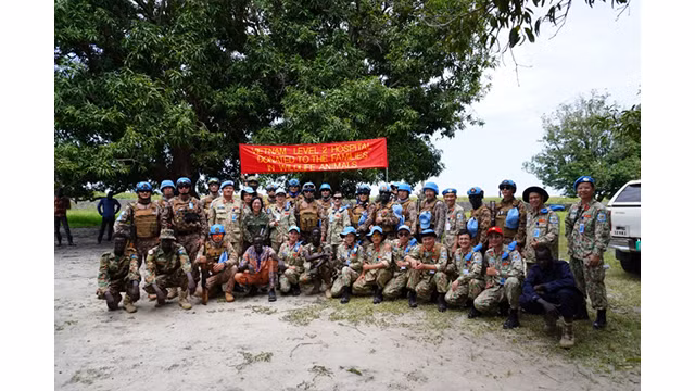 Des activités de volontariat de l’hôpital de campagne au Soudan du Sud. Photo : Hôpital de campagne au Soudan du Sud.