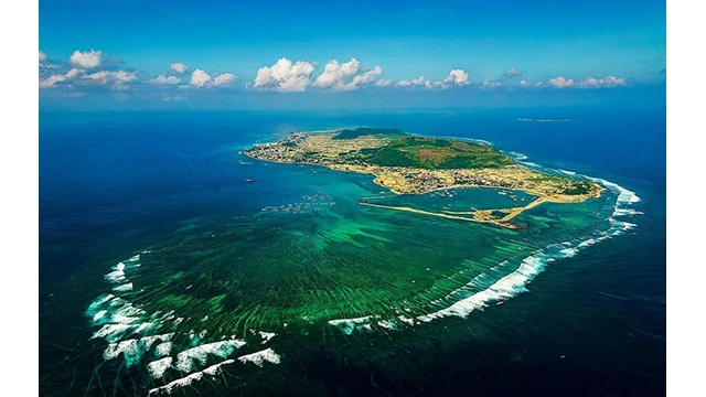 L'île de Ly Son dans la province de Quang Ngai. Photo : baoquocte.vn