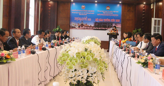 La vue générale de l'entretien. Photo : quangnam.gov.vn