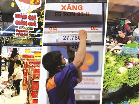 Au 1er semestre, l’indice des prix à la consommation a augmenté de 3,29% en variation annuelle. Photo : Dohoa/CVN.
