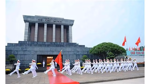 Mausolée du Président Hô Chi Minh à Hanoï. Photo: VNA