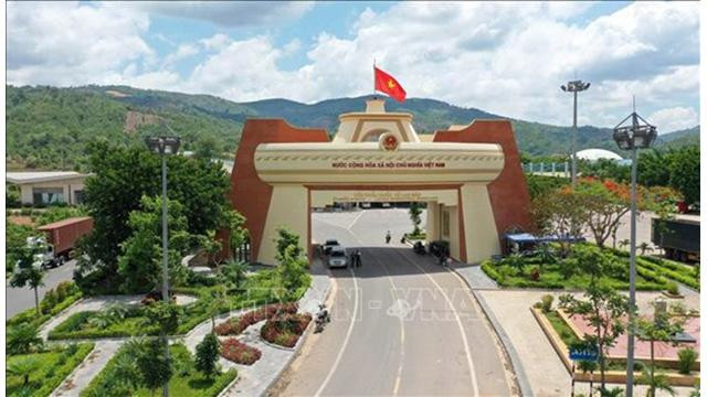 Le poste frontalier de Lao Bao dans le district de Huong Hoa, province de Quang Tri. Photo: VNA