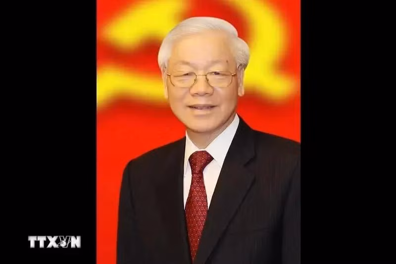 Le Secrétaire général du Parti communiste du Vietnam, Nguyên Phu Trong. Photo : VNA.