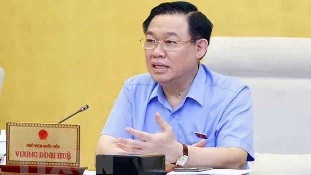 Le Président de l’Assemblée nationale Vuong Dinh Huê. Photo : VNA.