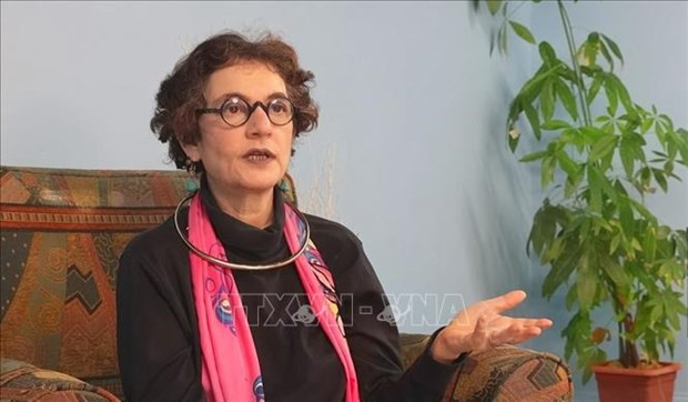 Merle Ratner, activiste américaine anti-guerre et amie des mouvements de gauche. Photo: VNA