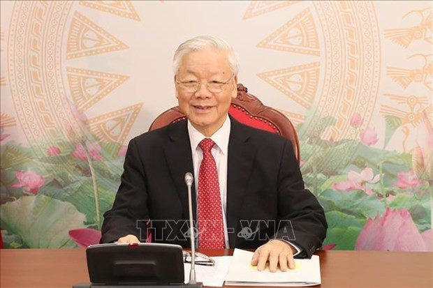 Le Secrétaire général du Parti communiste du Vietnam, Nguyên Phu Trong. Photo : VNA.